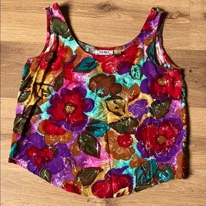 Vintage Flower Comfy Tank Size XS/S